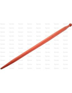 Púa - Recta 1250mm, Tamaño de rosca: M33 x 2.00 (Cuadrado)