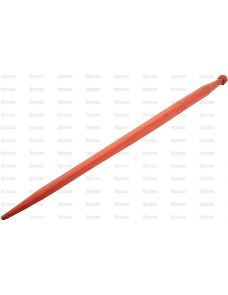 Púa - Recta 1250mm, Tamaño de rosca: M33 x 2.00 (Cuadrado)