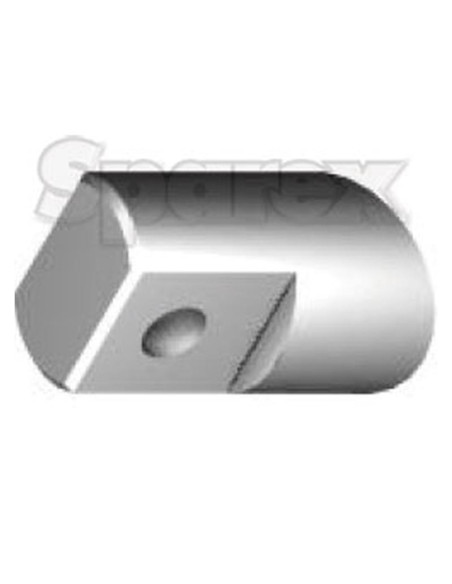 Púa de Carga - Curvada 470mm, (Redondo) Corresponde a: 111220103