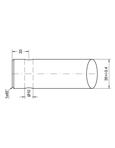 Púa de Carga - Curvada 643mm, (Estrella)...