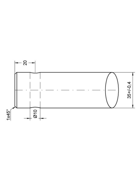 Púa de Carga - Curvada 643mm, (Estrella) Corresponde a: DG035