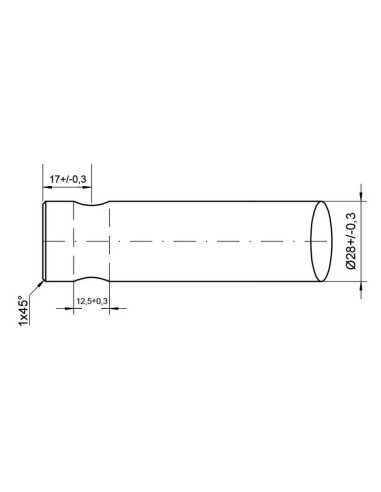 Púa de Carga - Curvada 800mm, (Redondo)...