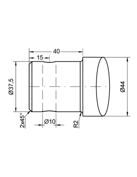 Púa de Carga - Recta 1060mm, (Estrella) Corresponde a: 2138