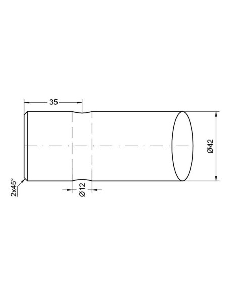 Púa de Carga - Recta 1160mm, (Estrella) Corresponde a: 2225