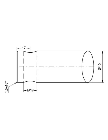 Púa de Carga - Recta 1200mm, (Estrella)...