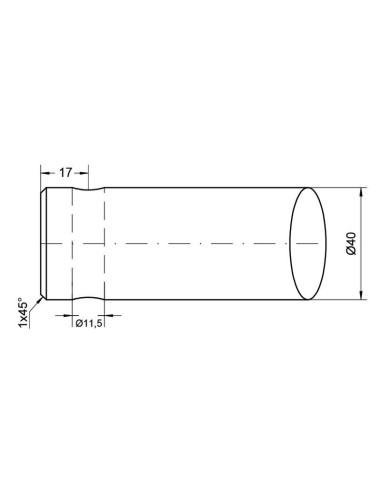 Púa de Carga - Recta 1200mm, (Estrella)...