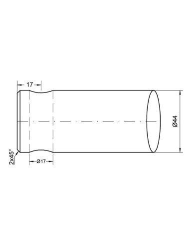 Púa de Carga - Recta 1250mm, (Cuadrado)...