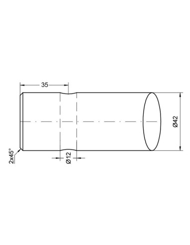 Púa de Carga - Recta 1400mm, (Estrella)...