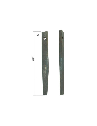 Puntera 400mm. Recambio para Kuhn Corresponde...