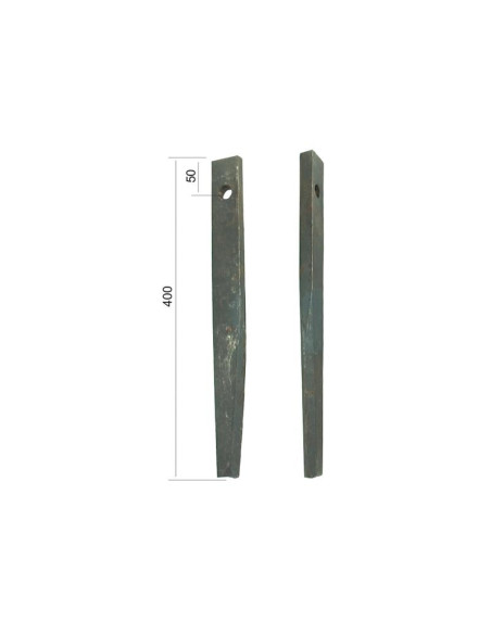 Puntera 400mm. Recambio para Kuhn Corresponde a: 52510600