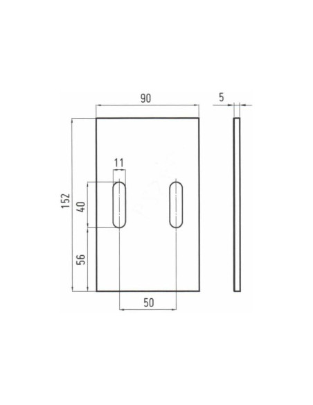 Rascador 152x90x5mm Corresponde a: 300142