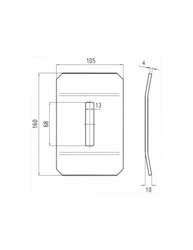 Rascador 160x105x4mm Corresponde a: 8008090