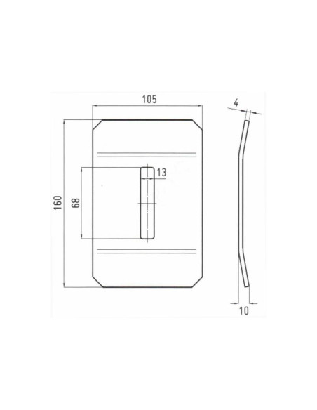 Rascador 160x105x4mm Corresponde a: 8008090