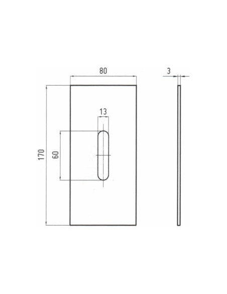 Rascador 170x80x3mm Corresponde a: 84050027