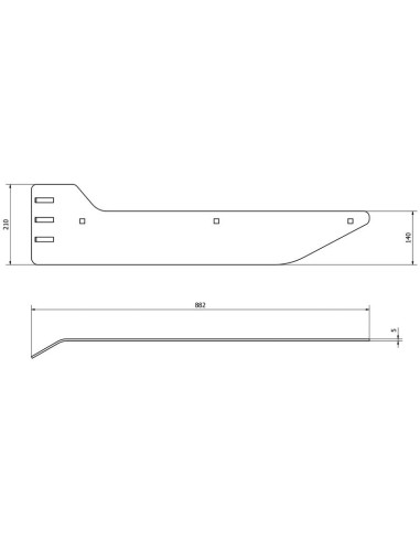 Soporte - Izdo. Corresponde a: K2602010