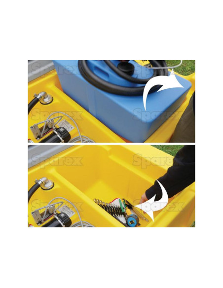 Depósito de Transporte - 450L - 400L Gasoil/50L AdBlue - 12V (DC)