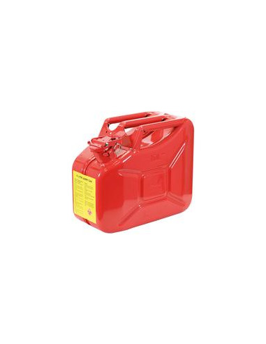 Metálico Bidon - Rojo 10 litros (Gasolina)