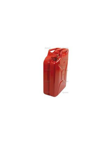 Metálico Bidon - Rojo 20 litros (Gasolina)