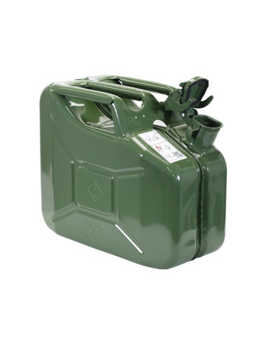 Metálico Bidon - Verde 10 litros (Gasolina Sin...
