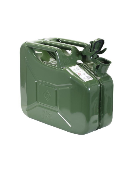 Metálico Bidon - Verde 10 litros (Gasolina Sin Plomo)