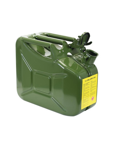 Metálico Bidon - Verde 10 litros (Gasolina Sin...