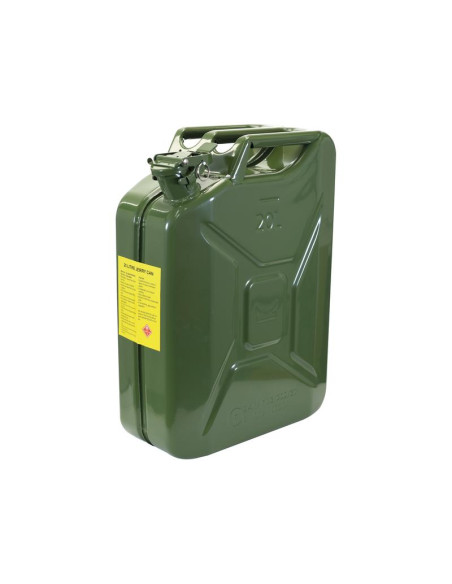 Metálico Bidon - Verde 20 litros (Gasolina Sin Plomo)