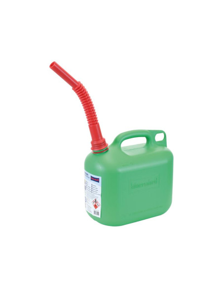 Plástico Bidon - Verde 5 litros (Gasolina Sin Plomo)