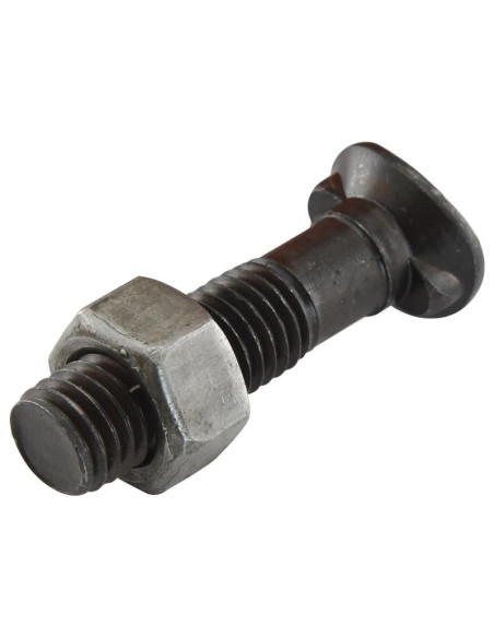 Oval Head Bolts - Double Nib (TO2E), 12 - 50mm