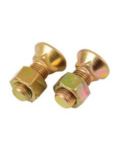 Tornillo Redondo Cuello Cuadrado - 3/8'' x 25mm,...