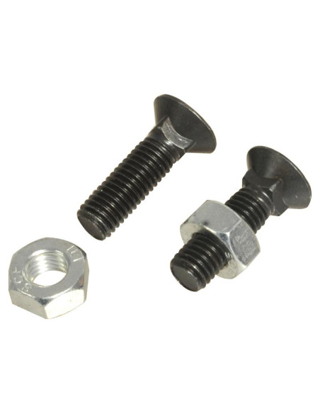 Tornillo Redondo Cuello Cuadrado - M10 x 35mm, Resistencia a la tracción 8.8