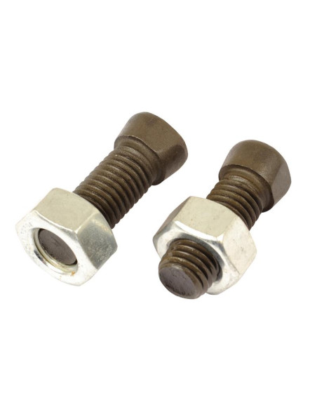 Tornillo Redondo Cuello Cuadrado - M12 x 38mm, Resistencia a la tracción 12.9