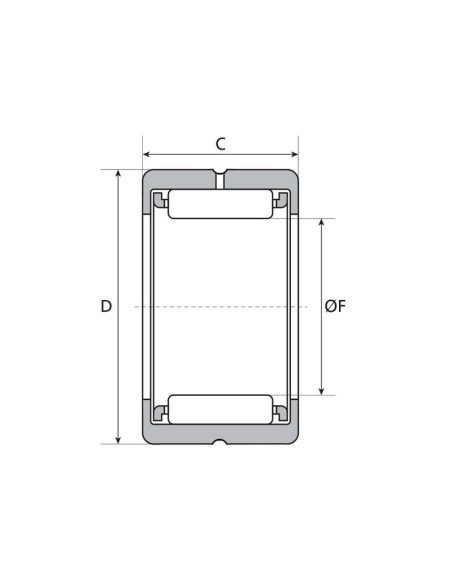 Sparex Rodamiento de agujas (162416)