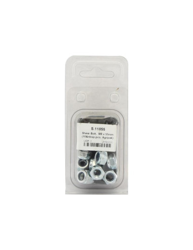 Tornillo Segur, M8 x 55mm (10 pzas. Blister)