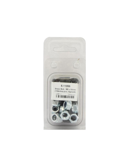 Tornillo Segur, M8 x 55mm (10 pzas. Blister)