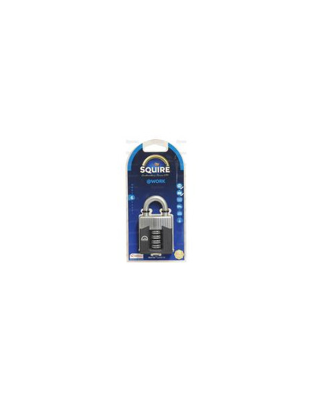 Squire 45 COMBI Candado Warrior, Anchura del cuerpo: 45mm (Clasificación de seguridad: 6)