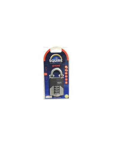Squire 50 COMBI Candado con Combinación Vulcan, Anchura del cuerpo: 50mm (Clasificación de seguridad: 5)