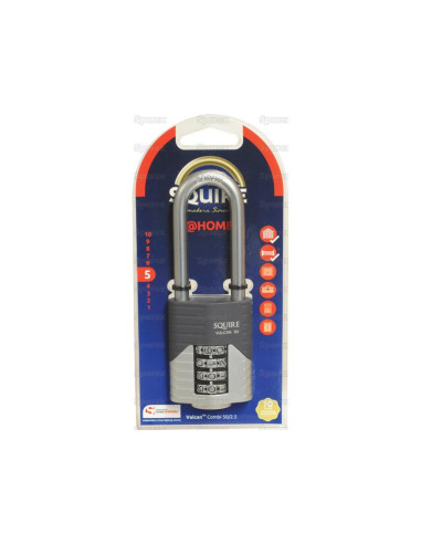 Squire 50/2.5 COMBI Candado con Combinación...