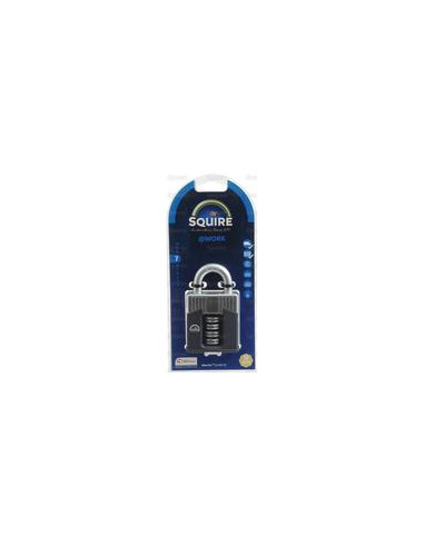 Squire 55 COMBI Candado Warrior, Anchura del cuerpo: 55mm (Clasificación de seguridad: 7)