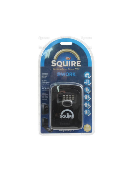 Squire Llave Caja de Seguridad con Combinación de 4 Ruedas