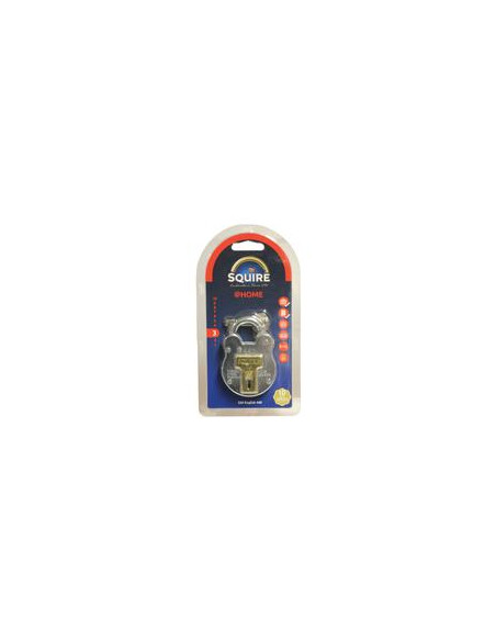 Squire Old English Padlock - Acero, Anchura del cuerpo: 51mm (Clasificación de seguridad: 3)