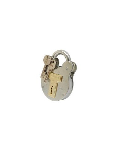 Squire Old English Padlock - Acero, Anchura del cuerpo: 64mm (Clasificación de seguridad: 3)