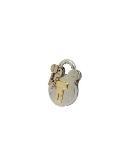 Squire Old English Padlock - Acero, Anchura del cuerpo: 64mm (Clasificación de seguridad: 3)