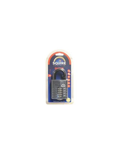 Squire Recodable CP Combination Padlock - Die Cast, Anchura del cuerpo: 60mm (Clasificación de seguridad: 6)