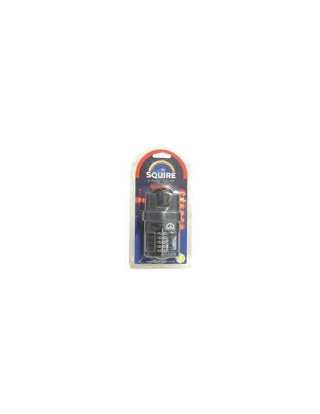 Squire Recodable CP Combination Padlock - Die Cast, Anchura del cuerpo: 60mm (Clasificación de seguridad: 7)