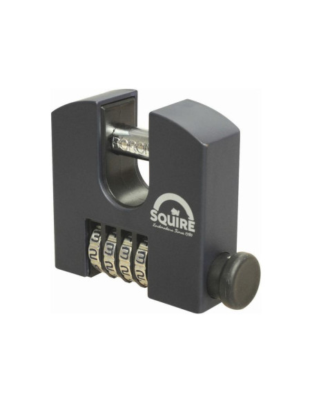 Squire Recodable Stronghold Padlock - Latón, Anchura del cuerpo: 65mm (Clasificación de seguridad: 6)