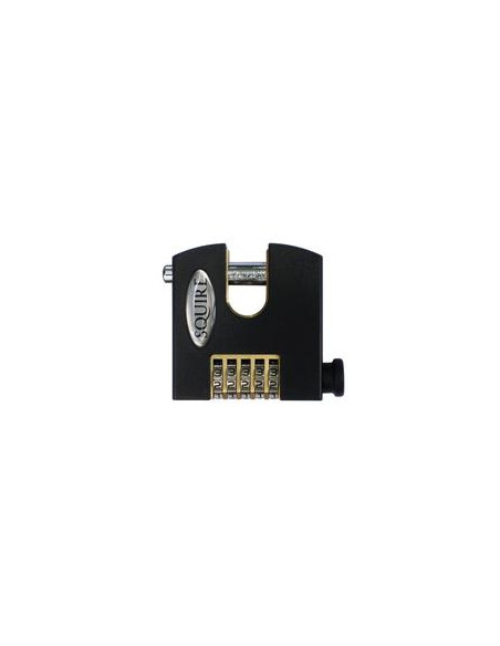 Squire Recodable Stronghold Padlock - Latón, Anchura del cuerpo: 75mm (Clasificación de seguridad: 7)