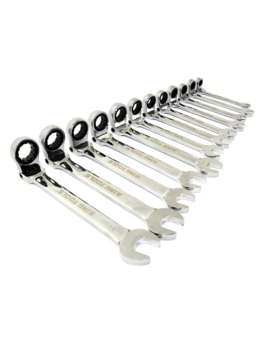 (12pcs.) Juego de Llaves de Carraca Flexible