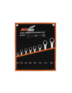 (8pcs.) Juego de Llaves de Carraca combinado 2