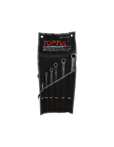 Juego de llave de doble anilla extralarga