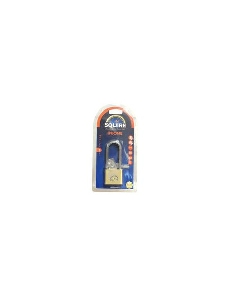 Squire Solid Brass Lion Range Padlock - Latón, Anchura del cuerpo: 14mm (Clasificación de seguridad: 3)